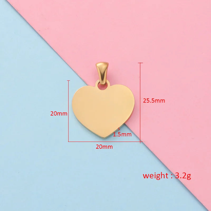 Engraved Heart Necklace