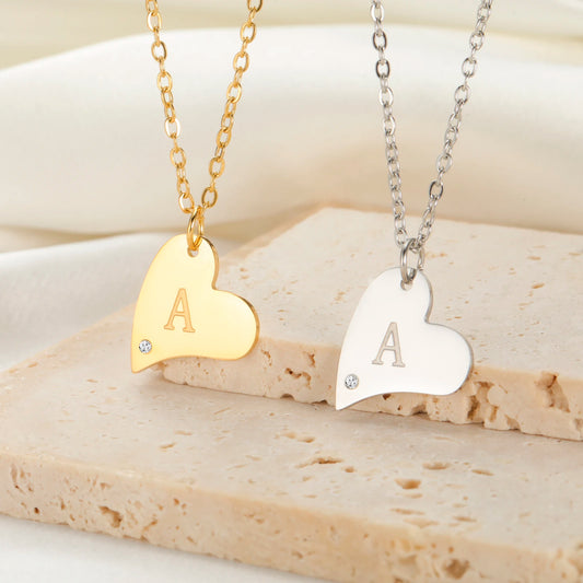 Love Heart Pendant A-Z