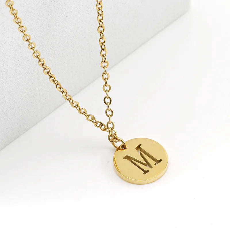 Initial Charms Pendant Necklace (A To Z)