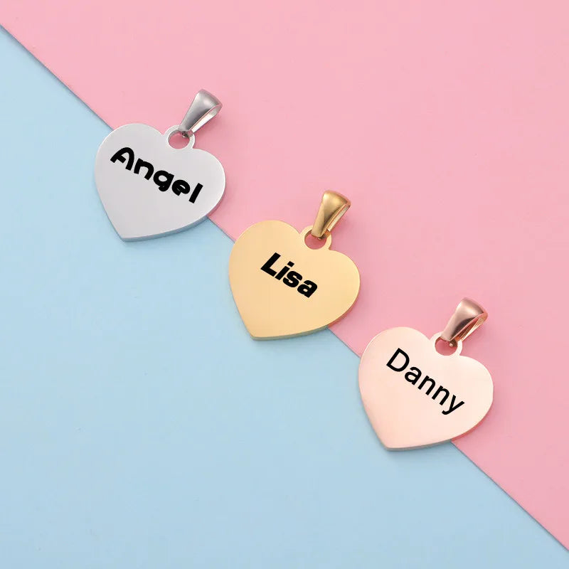 Engraved Heart Necklace
