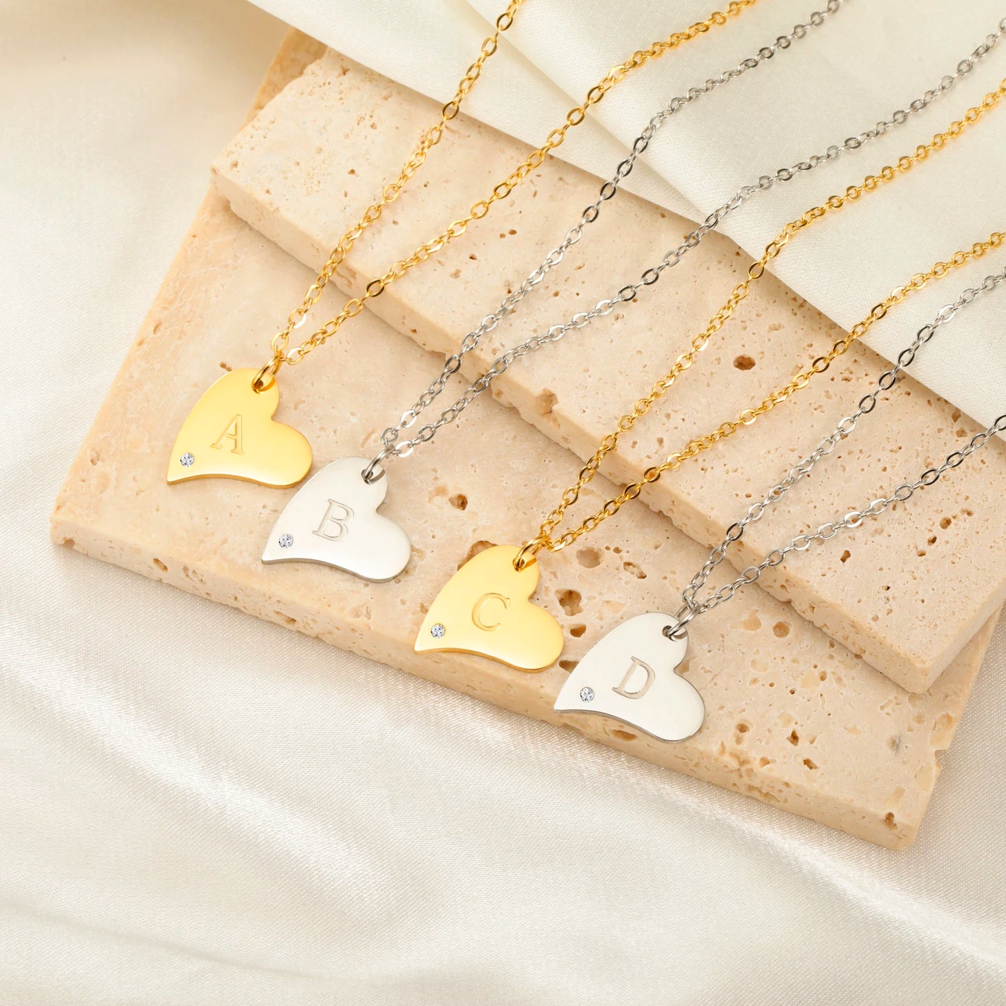 Love Heart Pendant A-Z