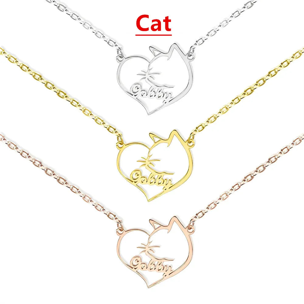 Pet Memorial Heart Necklace