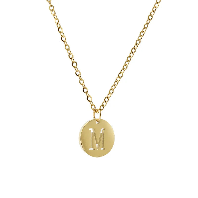 Initial Charms Pendant Necklace (A To Z)