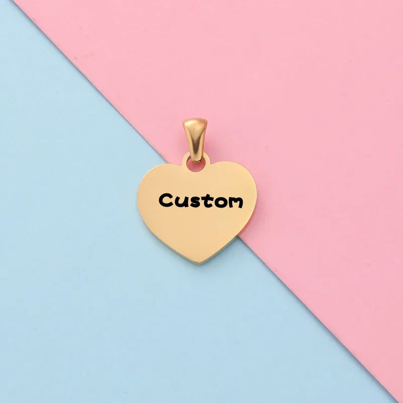 Engraved Heart Necklace