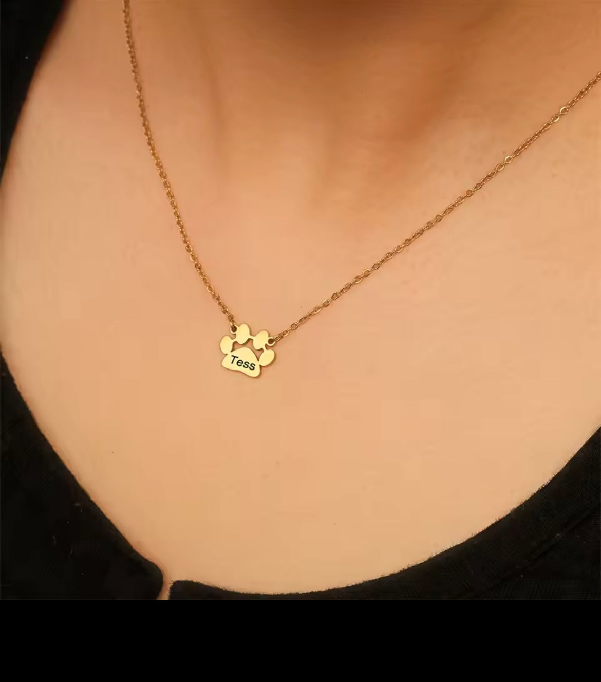 Paw Print Necklace