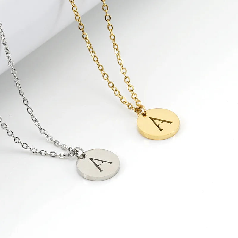 Initial Charms Pendant Necklace (A To Z)