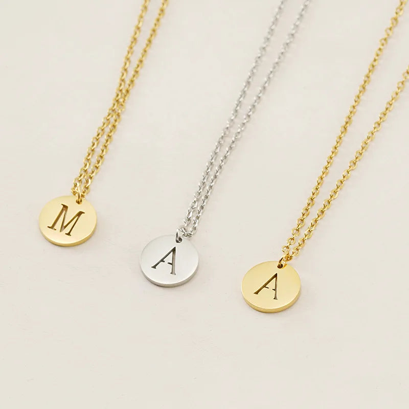 Initial Charms Pendant Necklace (A To Z)